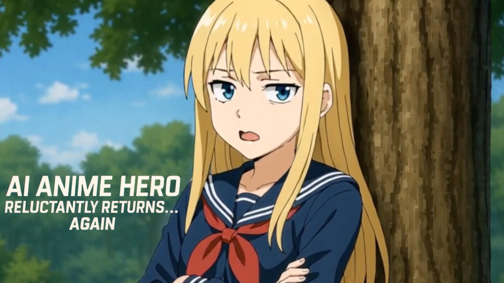 AI Anime Hero Reluctantly Returns… Again