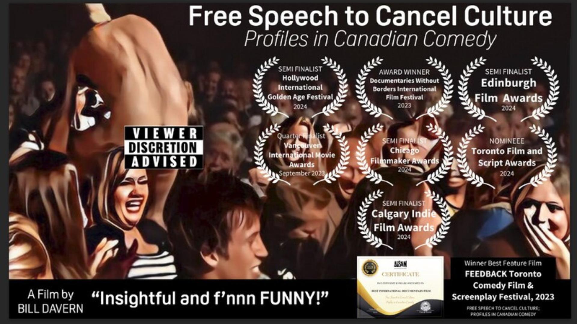 Free Speech to Cancel Culture; Profiles in Canadian Comedy